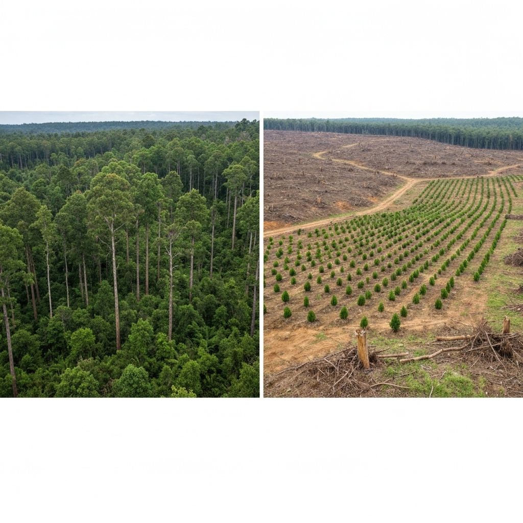 Land clearing transformation